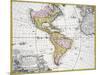 Map of the Americas by August Gottlieb Boehme-Stapleton Collection-Mounted Giclee Print