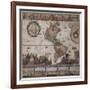 Map of the Americas, circa 1680-Science Source-Framed Giclee Print