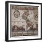 Map of the Americas, circa 1680-Science Source-Framed Giclee Print