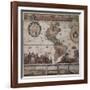 Map of the Americas, circa 1680-Science Source-Framed Giclee Print