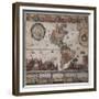 Map of the Americas, circa 1680-Science Source-Framed Giclee Print