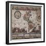 Map of the Americas, circa 1680-Science Source-Framed Giclee Print