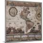 Map of the Americas, circa 1680-Science Source-Mounted Giclee Print