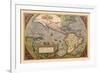 Map of the Americas-Abraham Ortelius-Framed Art Print