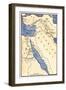Map of the Ancient Near East, Birthplace of Civilization-null-Framed Giclee Print