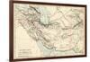 Map of the Ancient Persian Empire-null-Framed Giclee Print