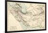 Map of the Ancient Persian Empire-null-Framed Giclee Print