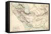 Map of the Ancient Persian Empire-null-Framed Stretched Canvas