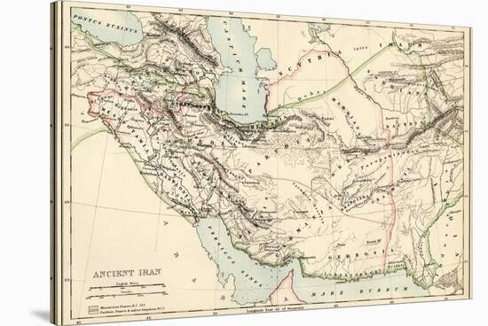 Map of the Ancient Persian Empire-null-Stretched Canvas