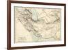 Map of the Ancient Persian Empire-null-Framed Giclee Print