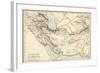 Map of the Ancient Persian Empire-null-Framed Giclee Print