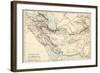 Map of the Ancient Persian Empire-null-Framed Giclee Print