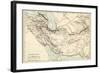 Map of the Ancient Persian Empire-null-Framed Giclee Print