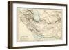 Map of the Ancient Persian Empire-null-Framed Giclee Print