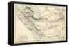 Map of the Ancient Persian Empire-null-Framed Stretched Canvas