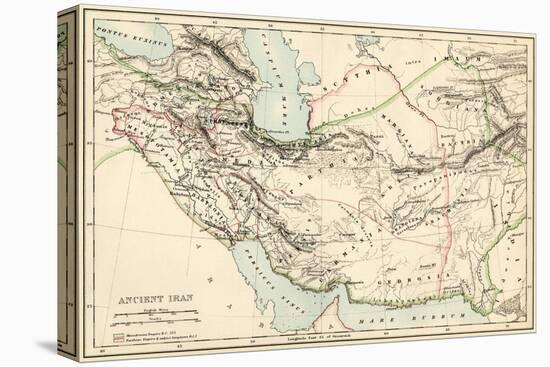 Map of the Ancient Persian Empire-null-Stretched Canvas