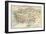 Map of the Ancient Regions of Asia Minor-null-Framed Giclee Print