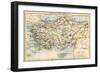 Map of the Ancient Regions of Asia Minor-null-Framed Giclee Print