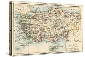 Map of the Ancient Regions of Asia Minor-null-Stretched Canvas