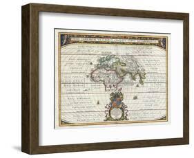 Map of the Ancient World-Jan Janssonius-Framed Giclee Print