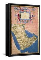 Map of the Arabian Peninsula, 1575-1584-Stefano Buonsignori-Framed Stretched Canvas