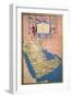 Map of the Arabian Peninsula, 1575-1584-Stefano Buonsignori-Framed Giclee Print