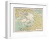 Map of the Arctic Circle and Surrounding Areas-null-Framed Photographic Print