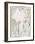 Map of the Arctic Circle with Details of Explorations-null-Framed Photographic Print