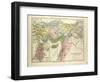 Map of the Asian Provinces of the Roman Empire (Small Asia and Syria)-null-Framed Giclee Print