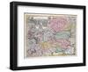 Map of the Austrian Empire, C.1750-Georg Matthäus Seutter-Framed Giclee Print