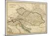 Map of the Austrian Empire-null-Mounted Art Print