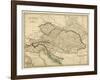 Map of the Austrian Empire-null-Framed Art Print