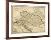 Map of the Austrian Empire-null-Framed Art Print