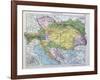 Map of the Austro-Hungarian Empire, Illustration from a French geography School Textbook, 1905-null-Framed Giclee Print