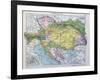 Map of the Austro-Hungarian Empire, Illustration from a French geography School Textbook, 1905-null-Framed Giclee Print