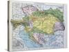 Map of the Austro-Hungarian Empire, Illustration from a French geography School Textbook, 1905-null-Stretched Canvas