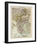 Map of the Balkan Peninsula, 1870s-null-Framed Giclee Print