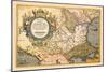 Map of the Balkans-Abraham Ortelius-Mounted Art Print