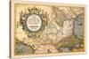 Map of the Balkans-Abraham Ortelius-Stretched Canvas