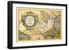 Map of the Balkans-Abraham Ortelius-Framed Premium Giclee Print