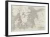 Map of the Baltic Sea-John Dower-Framed Giclee Print