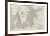 Map of the Baltic Sea-John Dower-Framed Giclee Print