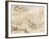 Map of the Battle at Narva-null-Framed Giclee Print