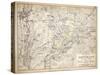 Map of the Battle of Austerlitz, Published by William Blackwood and Sons, Edinburgh and London,…-Alexander Keith Johnston-Stretched Canvas