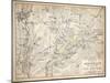Map of the Battle of Austerlitz, Published by William Blackwood and Sons, Edinburgh and London,…-Alexander Keith Johnston-Mounted Giclee Print