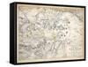 Map of the Battle of Dresden, Published by William Blackwood and Sons, Edinburgh and London, 1848-Alexander Keith Johnston-Framed Stretched Canvas
