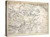 Map of the Battle of Dresden, Published by William Blackwood and Sons, Edinburgh and London, 1848-Alexander Keith Johnston-Stretched Canvas