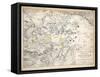 Map of the Battle of Dresden, Published by William Blackwood and Sons, Edinburgh and London, 1848-Alexander Keith Johnston-Framed Stretched Canvas