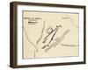 Map of the Battle of Gaugamela, from 'Atlas of Ancient and Classical Geography, Published in 1928-null-Framed Giclee Print