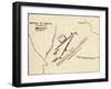 Map of the Battle of Gaugamela, from 'Atlas of Ancient and Classical Geography, Published in 1928-null-Framed Giclee Print